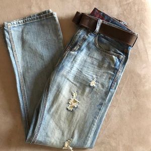 Red Camel Vintage Boot Distressed Jeans